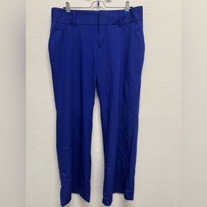 *Banana Republic Women’s Martin Fit Bootcut Pants Trousers Slacks Royal Cobalt